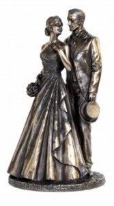 Bronzen beeld huwelijk: smaakvolle weergave van